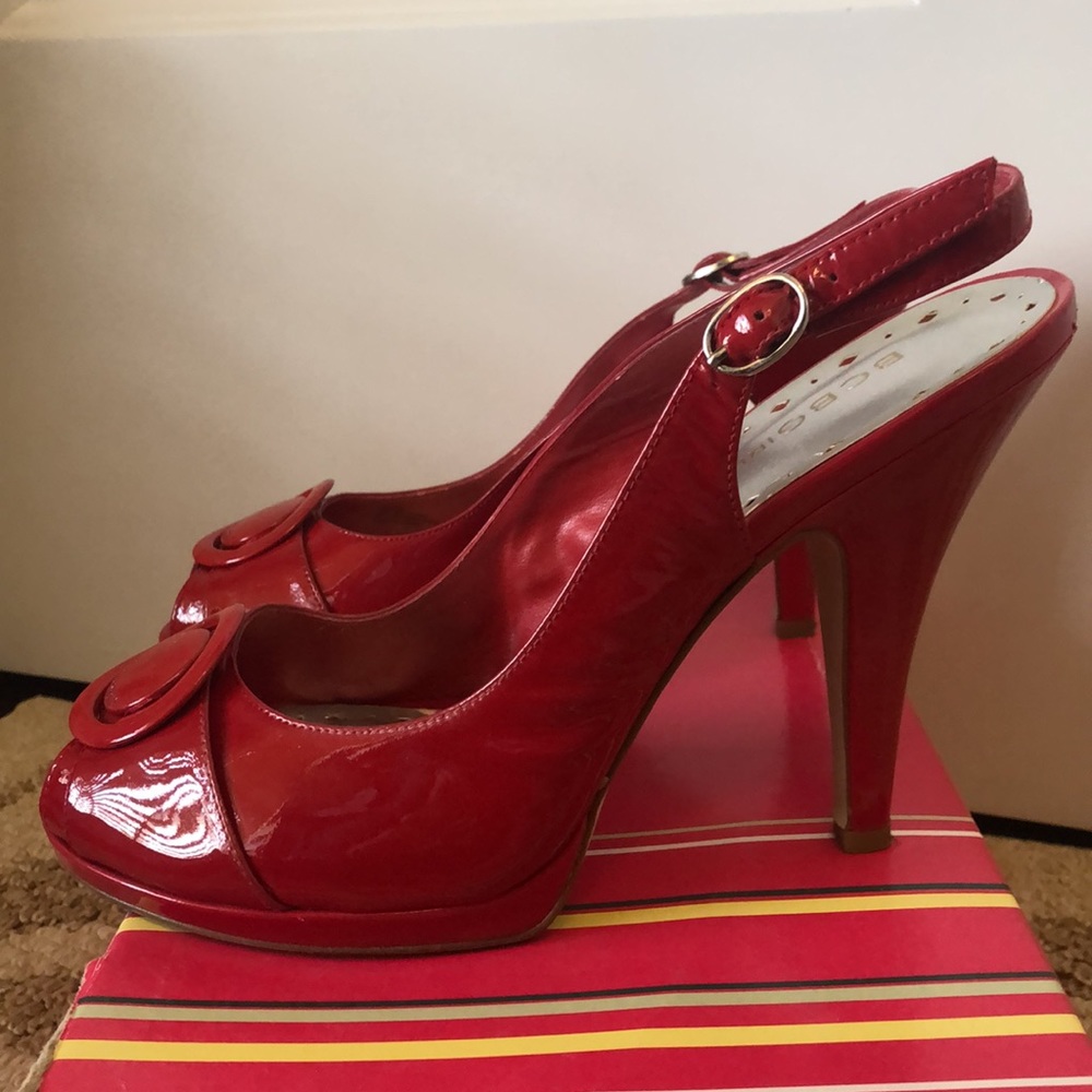Poppy Red Heels - Picture 3 of 5